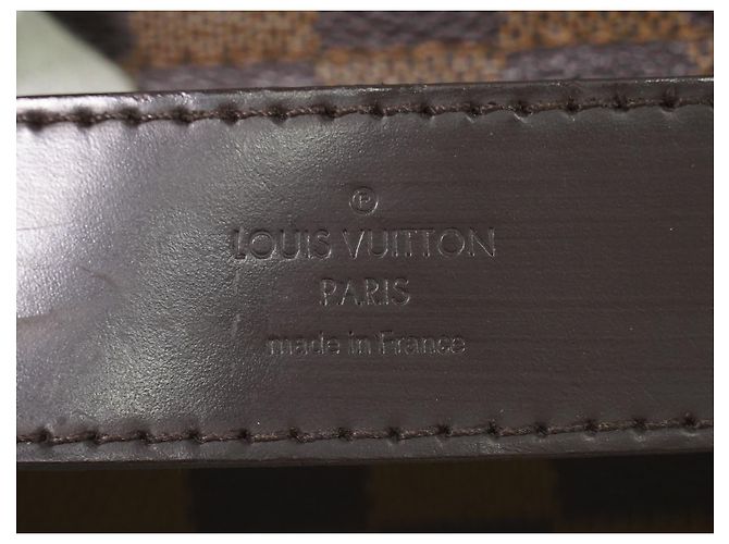 Louis Vuitton Shelton Messenger Damier Ebene MM Marrone - vista 5