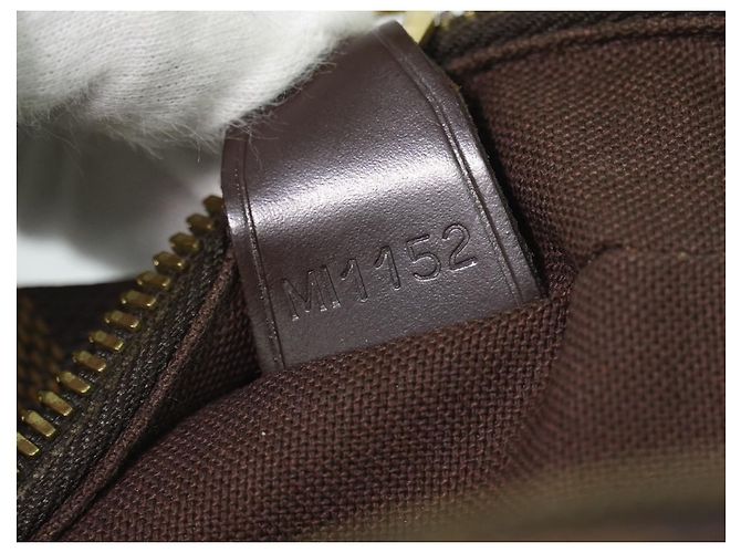Louis Vuitton Shelton Messenger Damier Ebene MM Marrone - vista 6