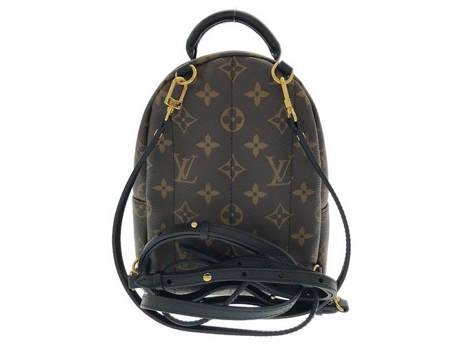 Zaino MINI Palm Springs Monogram Louis Vuitton Marrone - vista 2