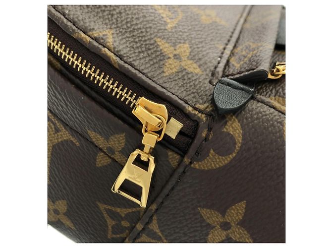 Zaino MINI Palm Springs Monogram Louis Vuitton Marrone - vista 4