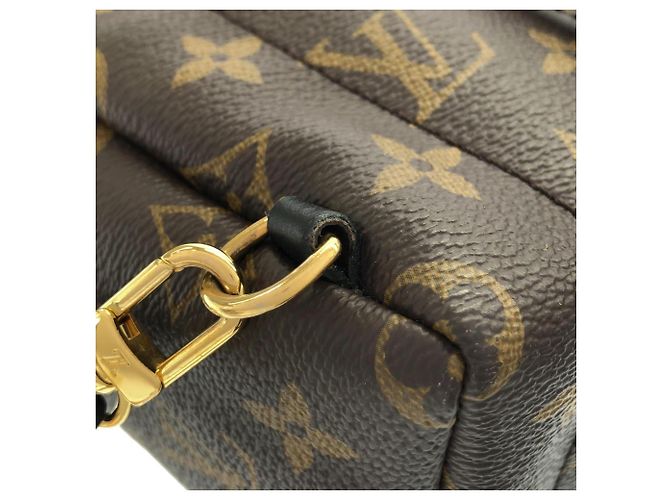 Zaino MINI Palm Springs Monogram Louis Vuitton Marrone - vista 5