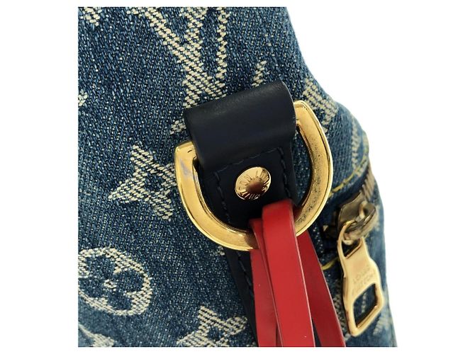 Borsa a tracolla Louis Vuitton Monogram Drip Japanese Cruiser Blu - vista 5
