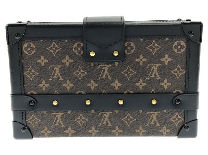 Borsa a tracolla Louis Vuitton Monogram Petite Malle M45943 Marrone - vista 2