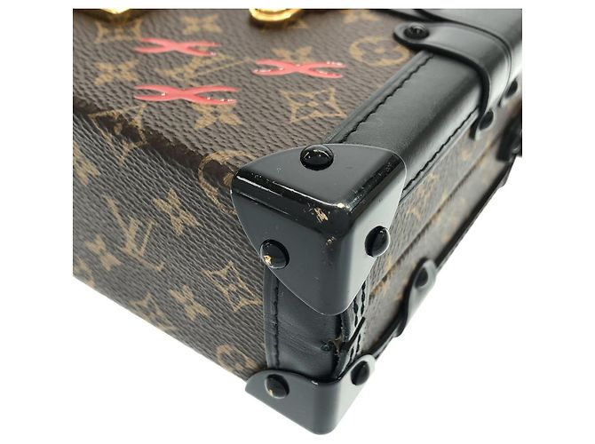 Borsa a tracolla Louis Vuitton Monogram Petite Malle M45943 Marrone - vista 3