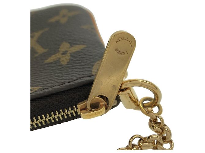 Louis Vuitton Monogram Pochette Mila PM Accessory Pouch Braun - Ansicht 6