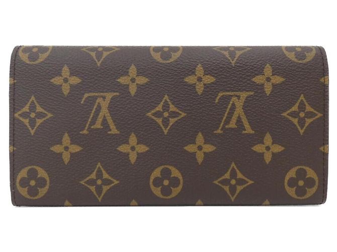 Louis Vuitton Monogram Portefeuille Emilie Wallet Castaño - vista 2