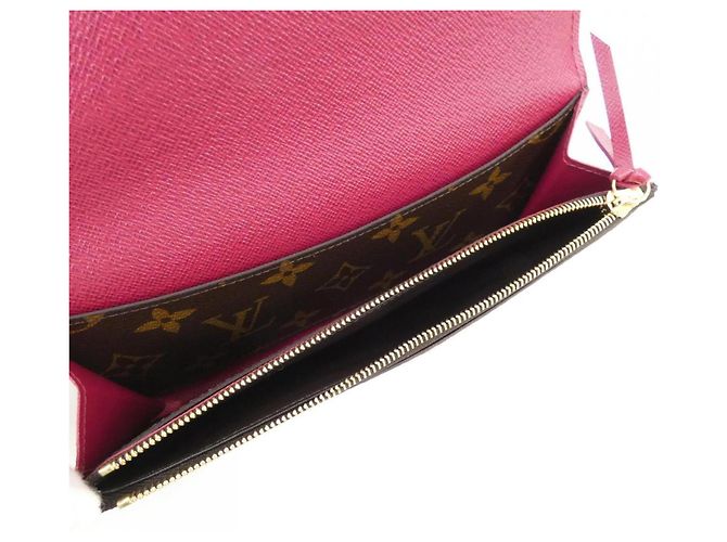 Louis Vuitton Monogram Portefeuille Emilie Wallet Castaño - vista 4