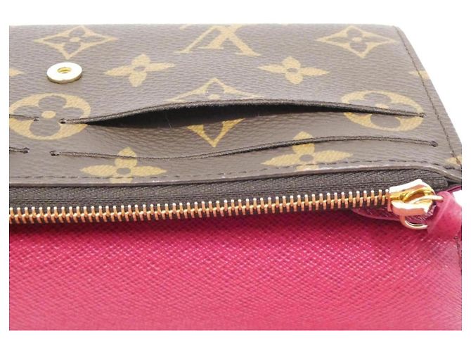 Louis Vuitton Monogram Portefeuille Emilie Wallet Castaño - vista 5