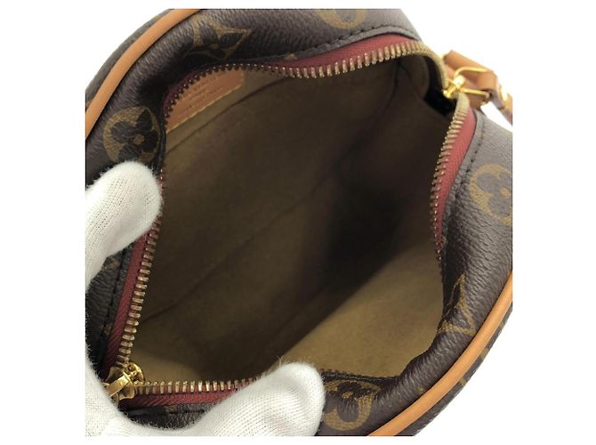 Borsa a tracolla Louis Vuitton Monogram Boite Chapeau Souple PM Marrone - vista 7