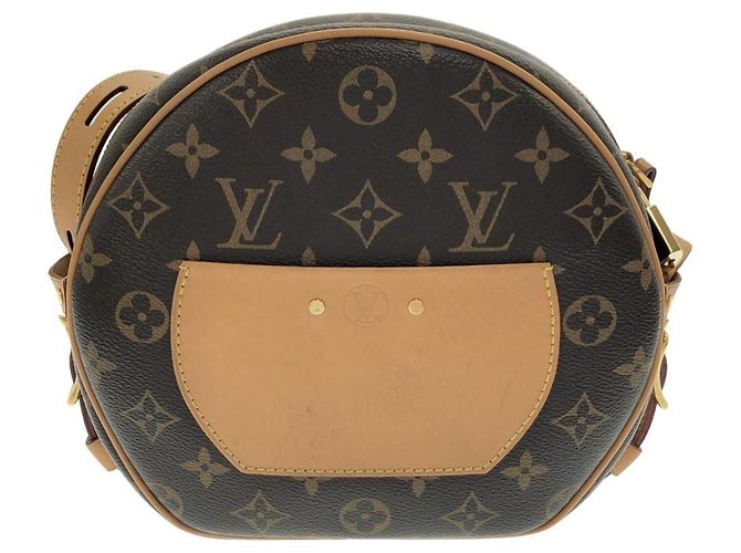 Borsa a tracolla Louis Vuitton Monogram Boite Chapeau Souple MM Marrone - vista 2