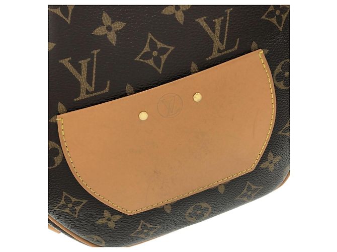 Borsa a tracolla Louis Vuitton Monogram Boite Chapeau Souple MM Marrone - vista 4