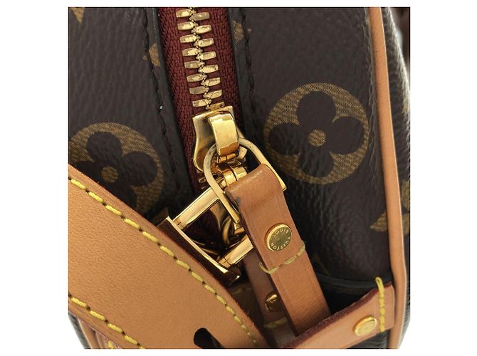 Borsa a tracolla Louis Vuitton Monogram Boite Chapeau Souple MM Marrone - vista 7