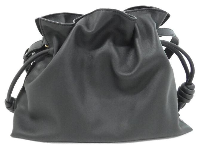 Borsa a mano Loewe Flamenco Clutch Medium Nero - vista 2
