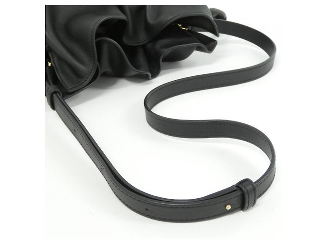 Borsa a mano Loewe Flamenco Clutch Medium Nero - vista 7