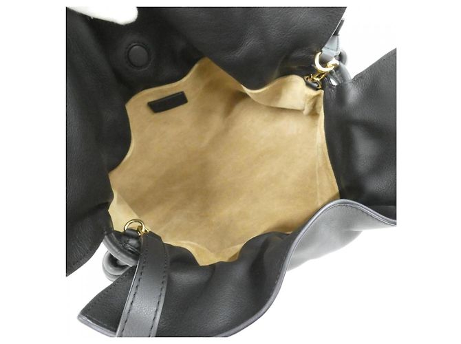 Borsa a mano Loewe Flamenco Clutch Medium Nero - vista 8