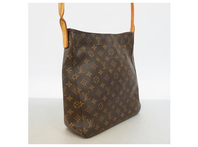 Bolsa de Ombro Louis Vuitton Monogram Looping GM Marrom - vista 2