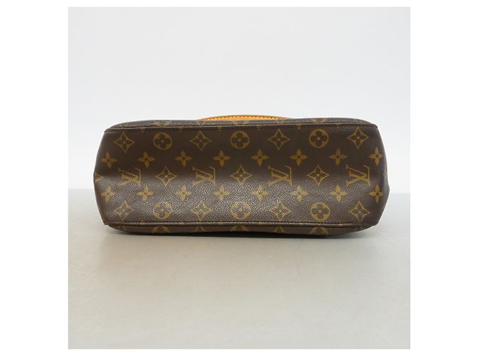 Bolsa de Ombro Louis Vuitton Monogram Looping GM Marrom - vista 3