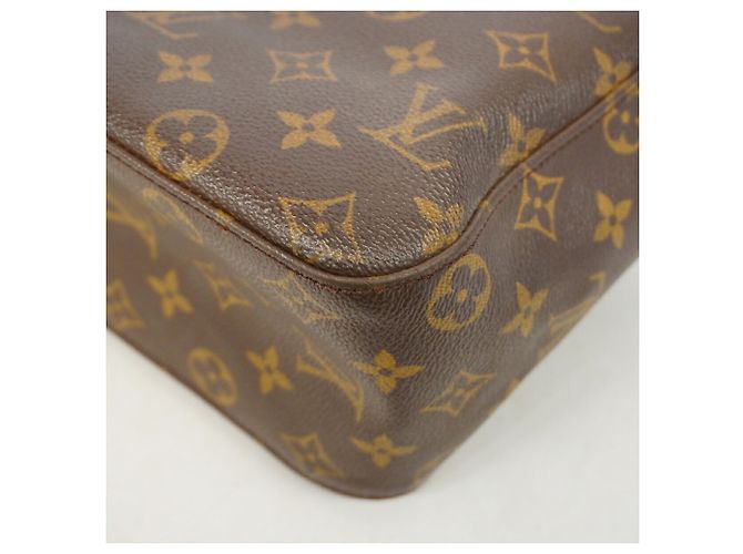 Bolsa de Ombro Louis Vuitton Monogram Looping GM Marrom - vista 6