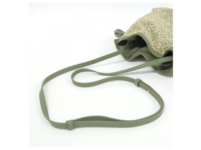 Borsa a pochette Loewe Flamenco Verde - vista 4