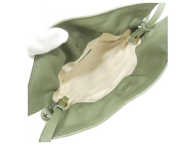 Borsa a pochette Loewe Flamenco Verde - vista 5