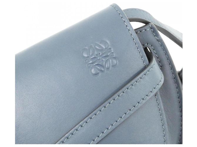 Bolsa de Ombro Loewe Gate Dual Mini Azul - vista 7