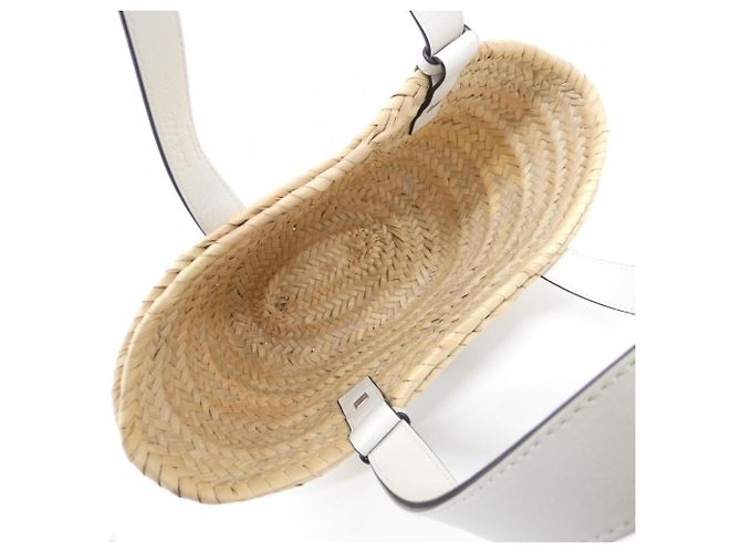 Bolsa Loewe A223S93X04 em Bege e Branco - vista 8