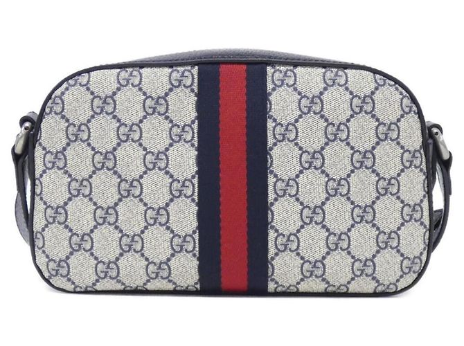 Gucci Ophidia 681064 96IWN Schultertasche Blau Beige - Ansicht 2