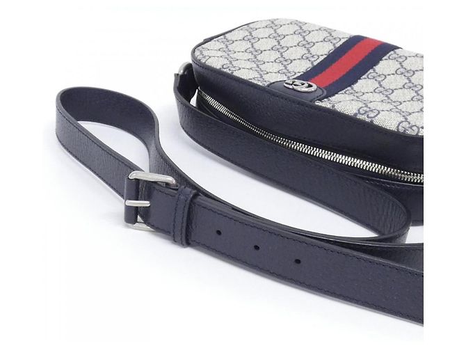 Gucci Ophidia 681064 96IWN Schultertasche Blau Beige - Ansicht 5