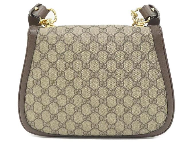 Borsa a tracolla Gucci BLONDIE Marrone Beige - vista 2