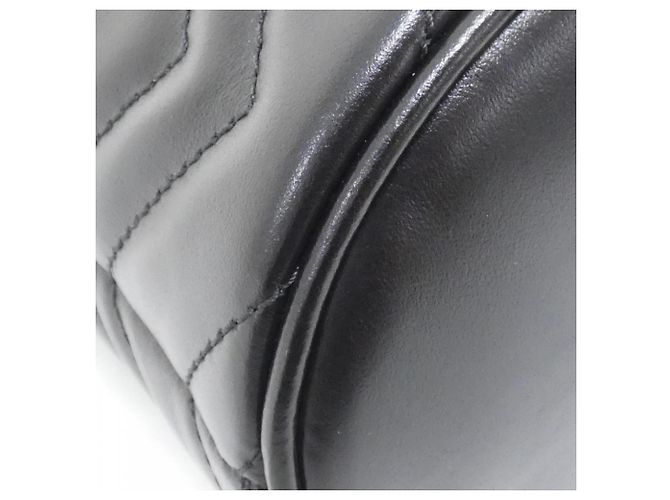 Borsa a tracolla Gucci GG Marmont Nero - vista 3