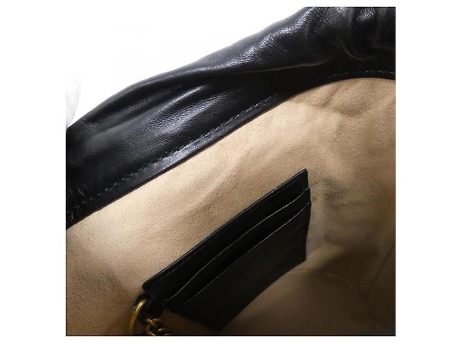 Borsa a tracolla Gucci GG Marmont Nero - vista 7