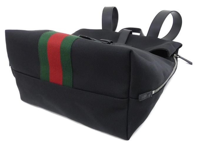 Zaino Gucci Nero Modello 619749 KWT6N - vista 3