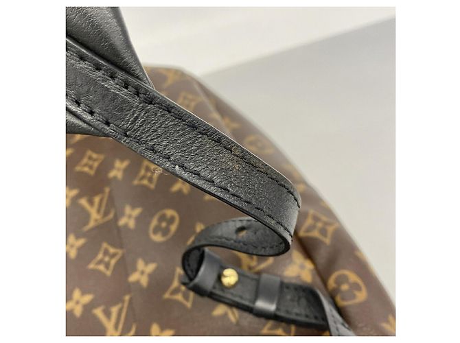 Zaino Louis Vuitton Monogram Palm Springs MM Marrone - vista 10