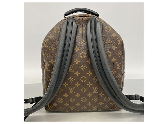 Zaino Louis Vuitton Monogram Palm Springs MM Marrone - vista 11