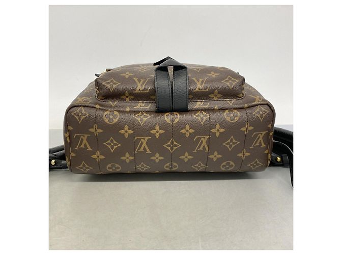 Zaino Louis Vuitton Monogram Palm Springs MM Marrone - vista 3