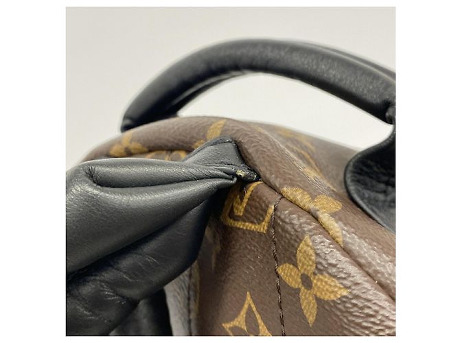 Zaino Louis Vuitton Monogram Palm Springs MM Marrone - vista 6