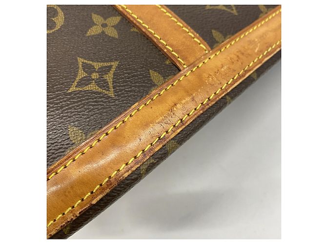 Borsa Tote Louis Vuitton Monogram Babylon Marrone - vista 10