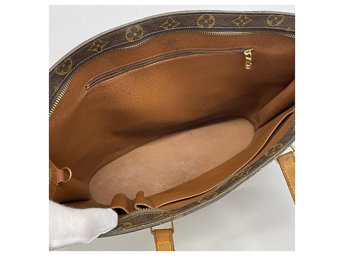 Borsa Tote Louis Vuitton Monogram Babylon Marrone - vista 4