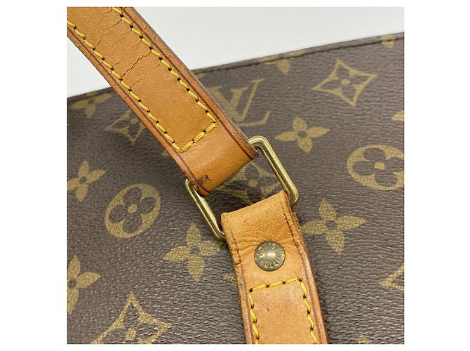 Borsa Tote Louis Vuitton Monogram Babylon Marrone - vista 9