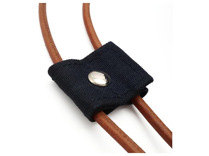 Hermès Hermes Polochon Mimil PM Schultertasche Marineblau - Ansicht 6