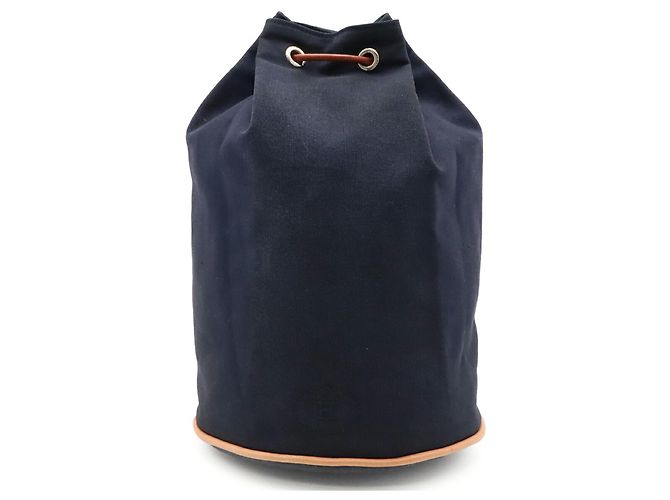 Hermès Hermes Polochon Mimil PM Schultertasche Marineblau - Ansicht 7