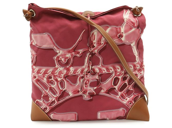 Hermès Borsa a tracolla Hermes Silky City PM Marrone Argento Porpora - vista 2