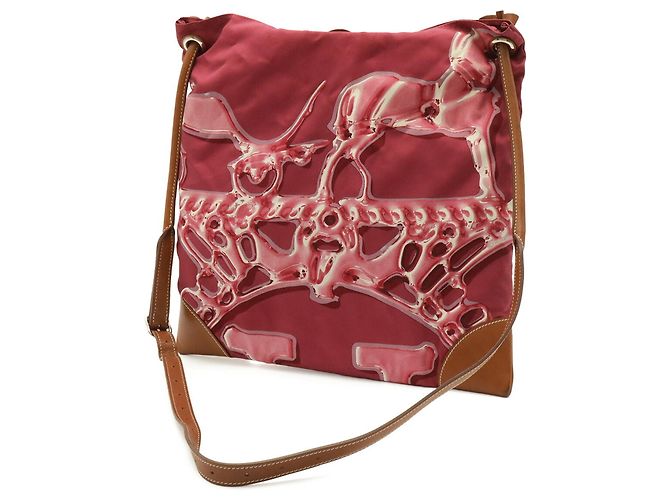 Hermès Borsa a tracolla Hermes Silky City PM Marrone Argento Porpora - vista 3