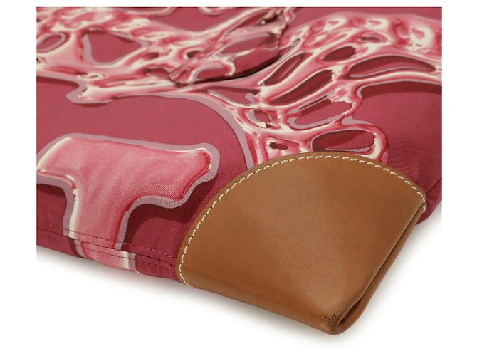 Hermès Borsa a tracolla Hermes Silky City PM Marrone Argento Porpora - vista 4