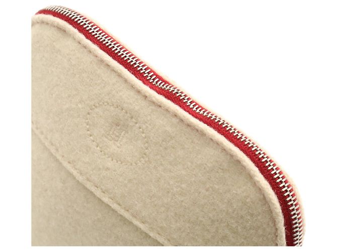 Hermès HERMES Bolide Pouch 16 Mini Handbag Rot Roh - Ansicht 6