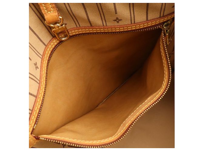 Louis Vuitton Monogram Neverfull GM Tote Bag Braun Weiß Monogramm - Ansicht 10