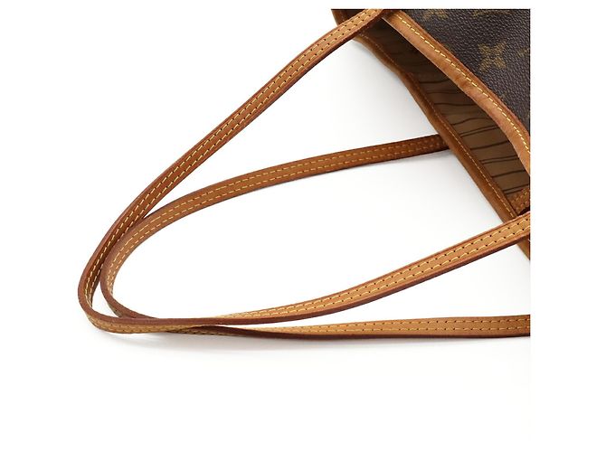 Louis Vuitton Monogram Neverfull GM Tote Bag Braun Weiß Monogramm - Ansicht 5