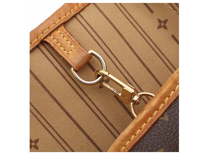 Louis Vuitton Monogram Neverfull GM Tote Bag Braun Weiß Monogramm - Ansicht 6