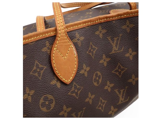 Louis Vuitton Monogram Neverfull GM Tote Bag Braun Weiß Monogramm - Ansicht 7