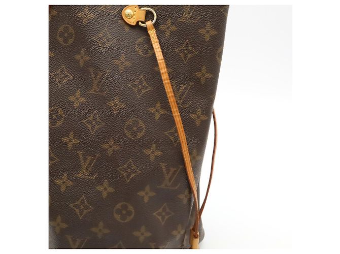Borsa Tote Louis Vuitton Monogram Neverfull GM Marrone Monogramma - vista 10